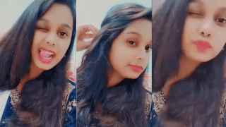 Beautiful young girl rubs hard � full HD